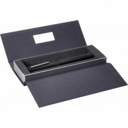 LAMY Black 2000 Füllfederhalter mit 14 Karat. Platinierte Goldfeinfeder (L01F)