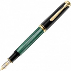 Pelikan Premium M600 Füllfederhalter F Plume schwarz/grün