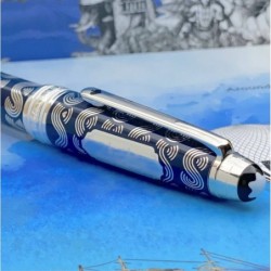 Montblanc Meisterstück Solitaire Tagen um die Welt Midsize Kugelschreiber