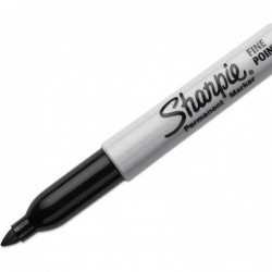 Sharpie Permanentmarker, feine Spitze, schwarze Tinte (4er-Pack)