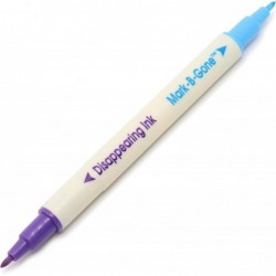 Dritz Dual Purpose Disappearing Ink & Mark-B-Gone, Markierungsstift, Blau und Lila, 8,75 x 2,88 x 0,5