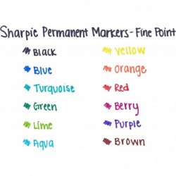 SHARPIE Permanentmarker, feine Spitze