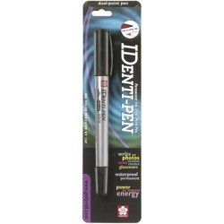 Sakura 44181 Identi-Pen Blisterkarte Permanentmarker, schwarz