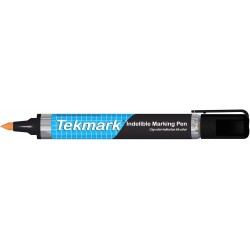 U-Mark Tekmark unauslöschlicher Markierstift, 12er-Pack (schwarz)