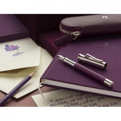 GRAF VON FABER-CASTELL, TINTENROLLER, GUILLOCHE, VIOLET BLUE