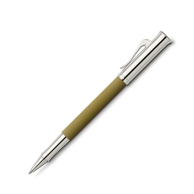 GRAF VON FABER-CASTELL, TINTENROLLER, GUILLOCHE, OLIVE GREEN