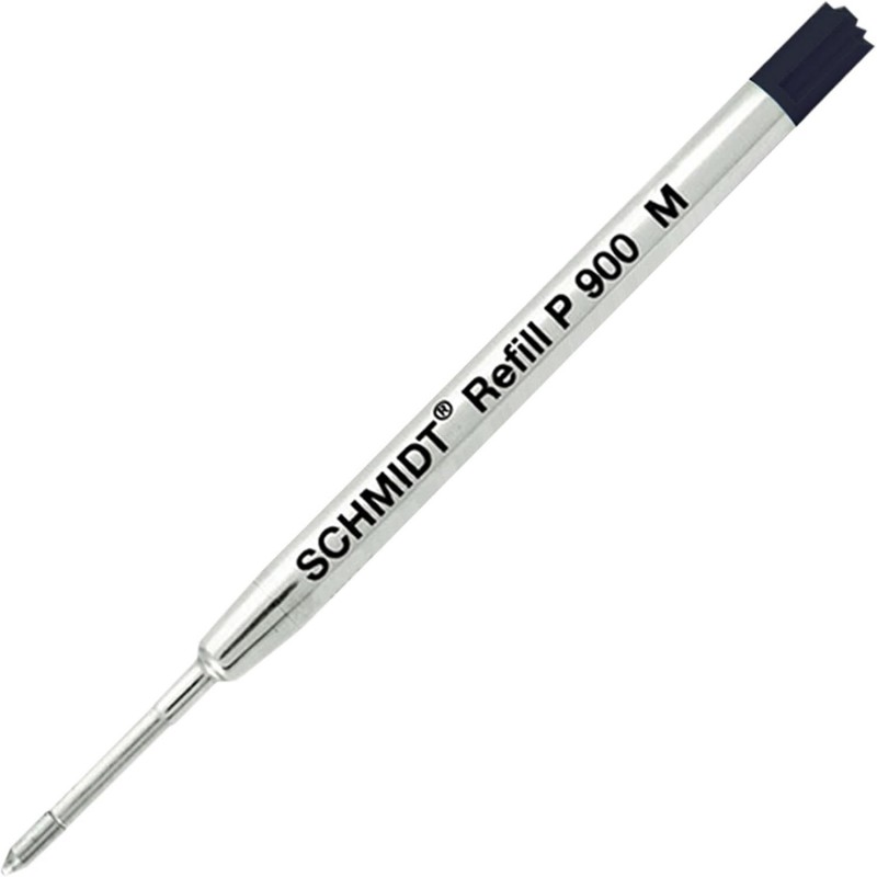 Schmidt P900 Kugelschreibermine im Parker-Stil, schwarze Tinte (mittlere Spitze, 0,7 mm)