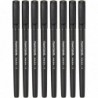 Paper Mate Write Bros Kugelschreiber, schwarze Tinte mit schwarzem Schaft, 1 mm mittlere Spitze, 8er-Pack (2140570)