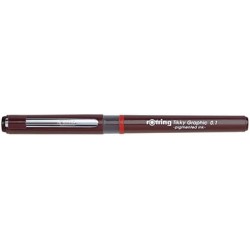 rOtring Tikky Fine Liner Faserspitze Grafikstift, 0,1 mm, schwarze Tinte (1904750)