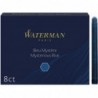 Waterman Tintenpatronen für Füllfederhalter, lang, Mysterious Blue, 8 Stück