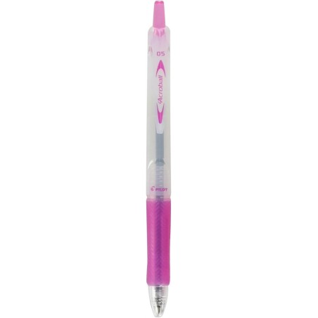 Pilot Acroball 150, Knock-Kugelschreiber, extrafein, rosa Gehäuse (BAB-15EF-PB)