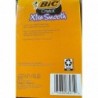 BIC Cristal Kugelschreiber, mittlere Spitze, durchscheinender Schaft, schwarze Tinte, Packung mit 10 Stiften