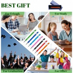 12 Stück personalisierte Stifte mit Namen, Großpackung, individueller Stift, kostenlose Textgravur, Soft-Touch-Kugelschreiber mit Stylus-Spitze zum Schreiben im Büro, Geschenke für Lehrer, Krankenschwestern, Kollegen, personalisierbare Stifte mit schwarzer Tinte