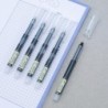 0,5 mm gerader Kugelschreiber, schwarzes Signature Pen-Geschenkset – gerader schwarzer Schaft, 0,5 mm, 3 Stück