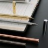 Metall-Gelstift, Signature-Rollerball, glatter Gel-Tintenstift, 0,5 mm, schnelltrocknender Neutralstift, Bürobedarf für Unis, wie auf den Bildern gezeigt, Hellschwarz