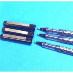 OHTO Fude Kugelschreiber Extra Bold, 1,5 mm, schwarze Tinte, 3 Stifte pro Packung (Japan-Import) [Komainu-Dou Originalverpackung]