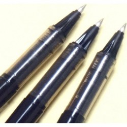 Pilot Vcorn Rolling Ball Pen, extrafeine Spitze 0,5 mm, schwarze Tinte, 3 Stifte pro Packung (Japan-Import) [Komainu-Dou Originalverpackung]