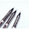 Uni-ball Eye Rolling Ball Pen, extrafeine Spitze 0,5 mm, schwarze Tinte, 3 Stifte pro Packung (Japan-Import) [Komainu-Dou Originalverpackung]