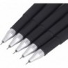 10er-Pack schwarze Gelschreiber mit mattiertem Schaft und 20 Tintennachfüllungen, 0,5-mm-Rollerball, feine Spitze, sanftes Schreiben, schnelltrocknendes Unterschriftenstift-Set für Schule, Geschäft, Bürobedarf + 20