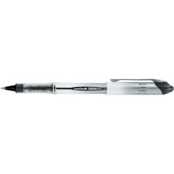 Uniball Vision Elite Tintenroller, schwarzer Stift, kräftige Stifte mit 0,8 mm Tinte, schwarzer Tintenstift, Stifte mit feiner Spitze und sanftem Schreibgefühl, Stifte in Großpackungen und Bürobedarf