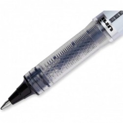 Uniball Vision Elite Tintenroller, schwarzer Stift, kräftige Stifte mit 0,8 mm Tinte, schwarzer Tintenstift, Stifte mit feiner Spitze und sanftem Schreibgefühl, Stifte in Großpackungen und Bürobedarf