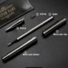 5er-Pack – Tintenrollerminen, Geltinte zum sanften Schreiben, kompatible Stiftminen aus Metall, Standardgröße 0,7 mm, feine Spitze, schwarze Tinte