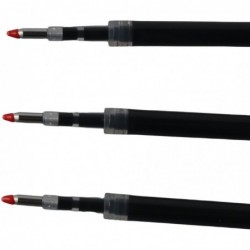 dohobby 24 Stück Tintenstift-Nachfüllungen, auswechselbarer Kugelschreiber, Nachfüllungen, schwarze Tintennachfüllungen, 0,5 mm, glatte Schreibstift-Nachfüllungen zum Schreiben