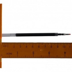 dohobby 24 Stück Tintenstift-Nachfüllungen, auswechselbarer Kugelschreiber, Nachfüllungen, schwarze Tintennachfüllungen, 0,5 mm, glatte Schreibstift-Nachfüllungen zum Schreiben