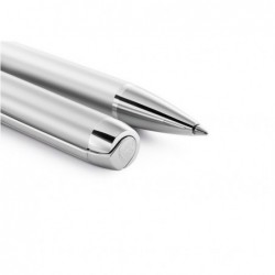 Pelikan Kugelschreiber Pura K40, 1 ST im G24 Geschenk-Etui, Silber