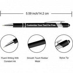 Personalisierte Stifte, Großpackung, individuelle Kugelschreiber mit Stift, kostenlose Gravur, Name, Nachricht, personalisierte Geschenke für Männer und Frauen, Geschäft, Büro, Abschluss, Geburtstag, Hochzeit, 12er-Pack