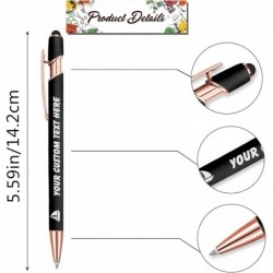 Bis zu 100 personalisierte Kugelschreiber mit Namenstext für Männer und Frauen, individueller Stift mit Logo-Symbol-Gravur, personalisierte Stifte für Büro, Geschäft, Hochzeit, Lehrer, Freunde, Geschenke, mehrfarbig