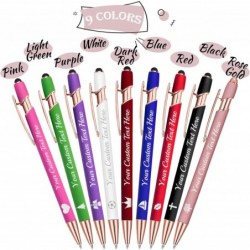 Bis zu 100 personalisierte Kugelschreiber mit Namenstext für Männer und Frauen, individueller Stift mit Logo-Symbol-Gravur, personalisierte Stifte für Büro, Geschäft, Hochzeit, Lehrer, Freunde, Geschenke, mehrfarbig