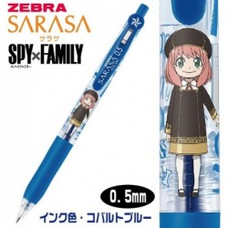 ゼブラ(ZEBRA) SPY x FAMILY Sarasa Clip-Kugelschreiber 0,5 (blau), 1 Stück (1 Stück)