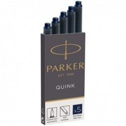 Parker 1950382 Quink Füllfederhalter-Minen, 5er-Box