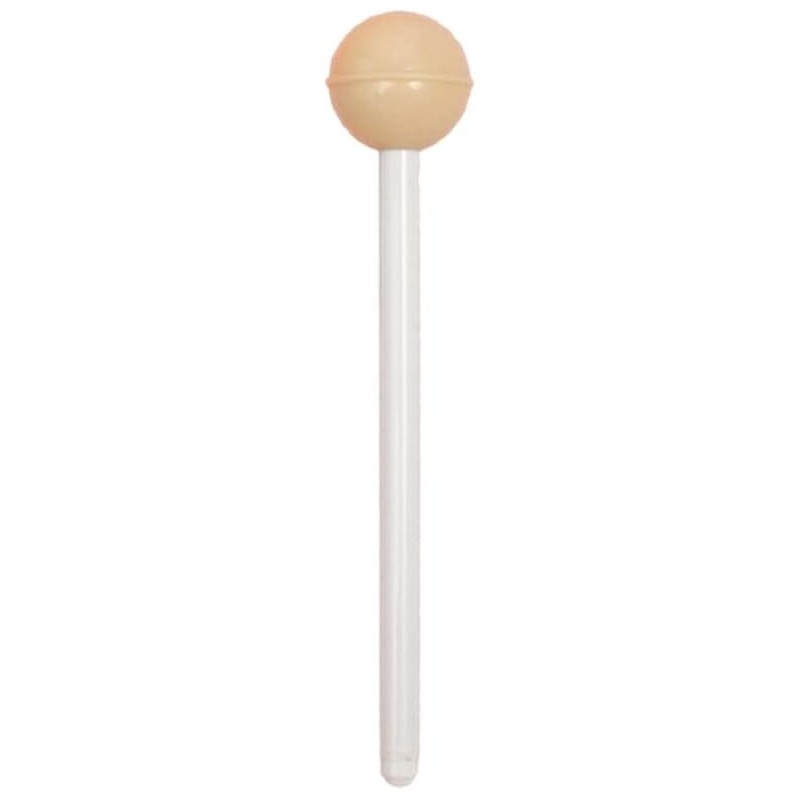 Muellery Süßer Kugelschreiber in Form eines Lollipop-Bonbons, kreativer Stift, schwarze Geltinte, 0,5 mm, Beige TPPJ116777