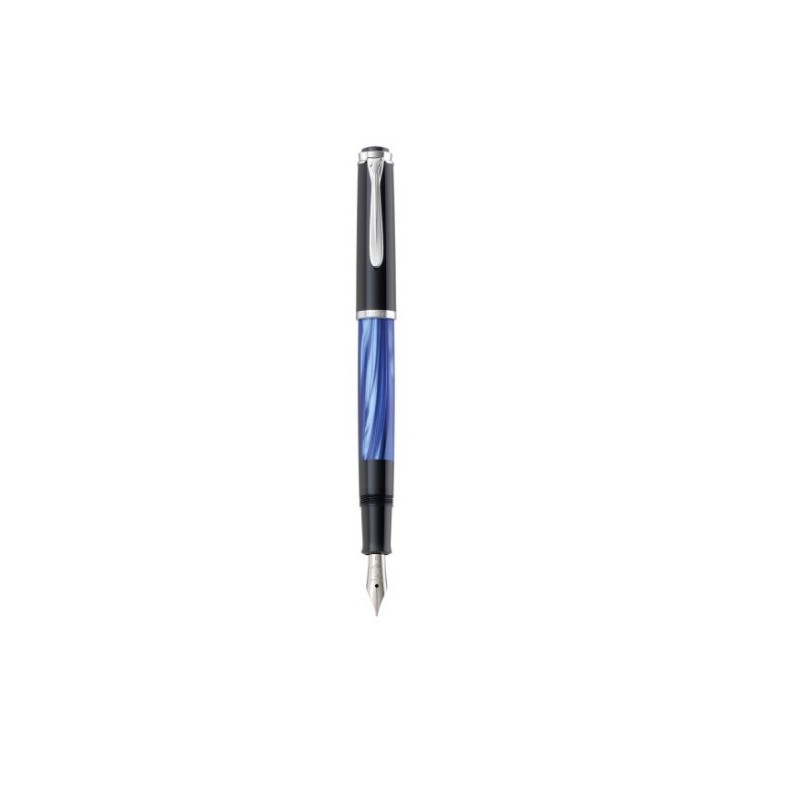 Pelikan Füllhalter Classic 205 Blau-Marmoriert M im Etui