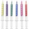 Bestgrew® 4 Spritzenstifte + 6 Spritzen-Textmarker, fluoreszierender Nadel-Aquarellstift