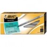 BIC Round Stic Xtra Precision Kugelschreiber, feine Spitze (0,8 mm), schwarz, 12 Stück