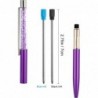 TecUnite 20 Stück 2,75 Zoll Kugelschreiberminen für Diamond Crystal Stylus Pens und Kugelschreiber mit schwarzem Samtbeutel Zubehör