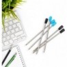 TecUnite 20 Stück 2,75 Zoll Kugelschreiberminen für Diamond Crystal Stylus Pens und Kugelschreiber mit schwarzem Samtbeutel Zubehör