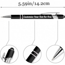 Max. 500 Stück personalisierte Stifte in Großpackung, individuelle Stifte mit kostenloser Gravur, individueller Kugelschreiber mit Stylus-Spitze und Ihrem Namen, Massagetext für Schule, Büro, Geschäft, Abschlussfeiern, Jubiläen – 10 Packungen