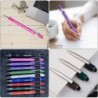 Personalisierte Stifte, individuell mit Geburtsblume graviert, individuelle Stylus-Stifte in großen Mengen mit Namenstext, Logo, Metall-Kugelschreiber, Geschenk für Büro, Business, Schule, 10 Stück