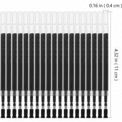 STOBOK 20 Stück Gelschreiber-Minen, 0,5 mm, Kunststoff, große feine Spitze, 206