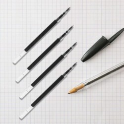 STOBOK 20 Stück Gelschreiber-Minen, 0,5 mm, Kunststoff, große feine Spitze, 206