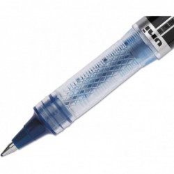 uni-ball 69020 VISION ELITE Rollerball-Stift, wasserfest, blaue/schwarze Tinte, extrafeine Spitze