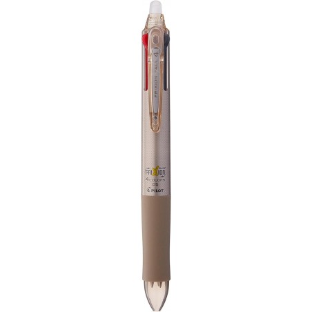 Pilot Frixion 4-Farben-Kugelschreiber, Gehäuse in Champagnergold (LKFB-80EF-CGD)