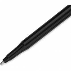 Paper Mate Erasermate Stick-Kugelschreiber mit mittlerer Spitze, 4 schwarze Tintenstifte (3164458PP)