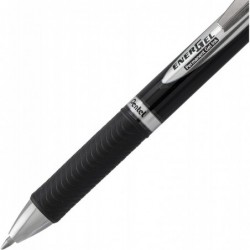 Pentel EnerGel PRO Permanent-Gelstift, (0,7 mm), mittlere Linie, archivierbar und wasserfest, schwarze Tinte, 2er-Pack (BLP77BP2A)