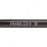 Pentel IZee BX460-A Kappenkugelschreiber mit Metallclip, Strichstärke 0,5 mm, schwarz [12 Stück]