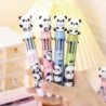 Stück mehrfarbige Kugelschreiber, 10-in-1-Druckstift, süßer Panda-Stift, Cartoon-Panda-Geltintenstift für Büro- und Schulbedarf (Panda)